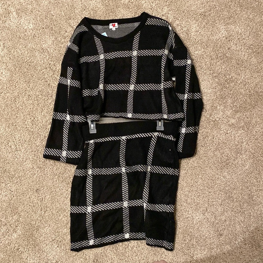 Knit Two Piece Outfit